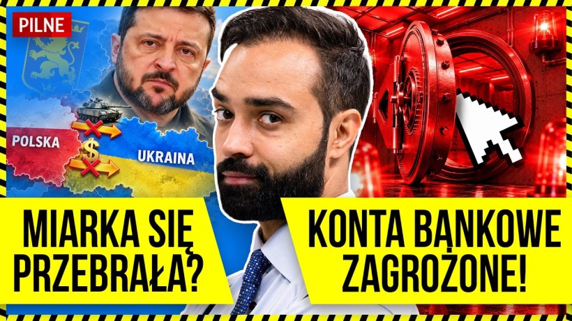  UKRAIŃSKIE MEDIA: KONIEC POLSKIEGO WSPARCIA, AI WYKRADA PIENIĄDZE Z BANK&Oacute;W,